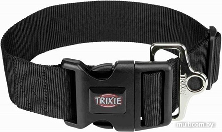 Ошейник Trixie Premium Collar M-L 1999301 (черный)