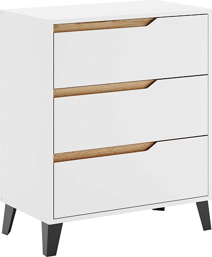 Комод ЭлиГард Eyva 3S (белый)