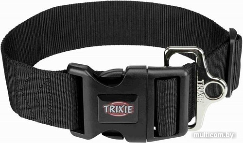 Ошейник Trixie Premium Collar M-L 1999301 (черный)
