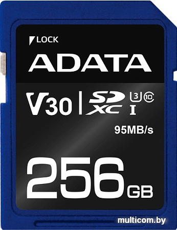 Карта памяти A-Data Premier Pro ASDX256GUI3V30S-R SDXC 256GB