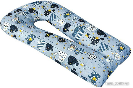 Подушка для беременных Amarobaby Котики AMARO-40U-KG (желтый)