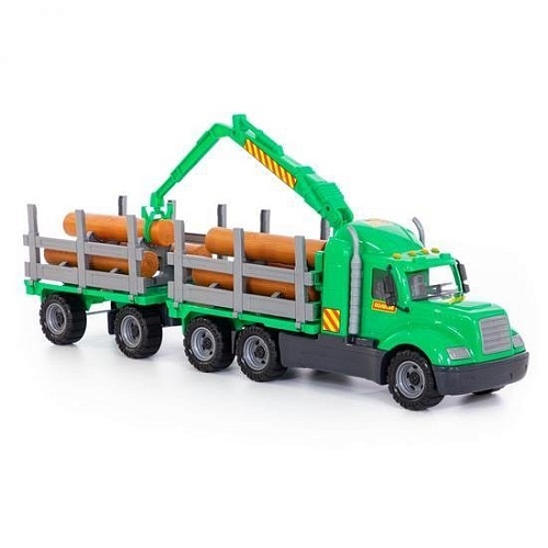 Полесье Майк автомобиль-лесовоз с прицепом 58539