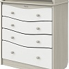 Детский комод Атон Мебель Kristoff МДФ (шимо светлый/белый)