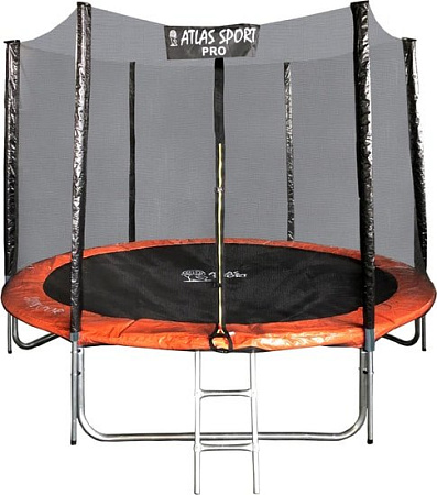 Батут Atlas Sport 252 см - 8ft Pro (3 ноги, оранжевый)