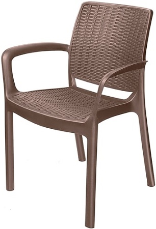 Кресло Эльфпласт Rodos (коричневый)