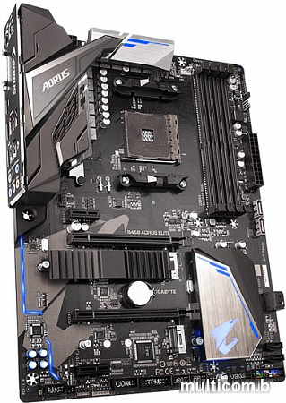 Материнская плата Gigabyte B450 Aorus Elite (rev. 1.0)