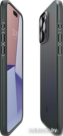 Чехол для телефона Spigen Thin Fit для iPhone 15 Pro Max ACS06548 (зеленый)