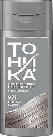 Оттеночный бальзам Тоника 9.21 Пепельный блондин 150 мл