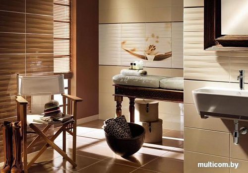 Керамическая плитка Tubadzin Maxima Brown 2 898x673