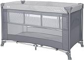 Манеж-кровать Lorelli Torino 2 Layers 2022 (серый, полосы)