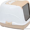Туалет-домик Homecat 82923 (бежевый/серый)