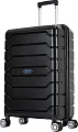Чемодан-спиннер Mironpan 11191-2-S 58 см (черный)