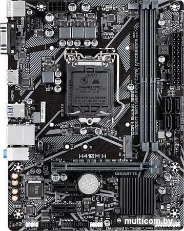 Материнская плата Gigabyte H410M H (rev. 1.0)