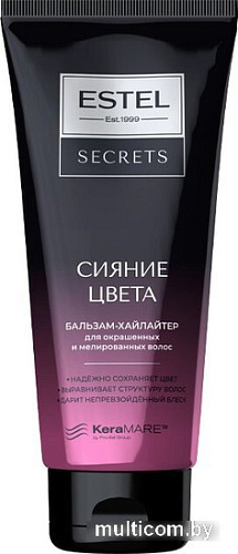 Бальзам Estel Professional Secrets Сияние Цвета Хайлайтер для окрашен. мелир. волос 200 мл