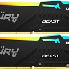 Оперативная память Kingston FURY Beast RGB 2x32ГБ DDR5 6400 МГц KF564C32BBAK2-64