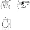 Унитаз Ideal Standard WC-Paket Eurovit Pro K881201