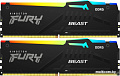 Оперативная память Kingston FURY Beast RGB 2x32ГБ DDR5 6400 МГц KF564C32BBAK2-64
