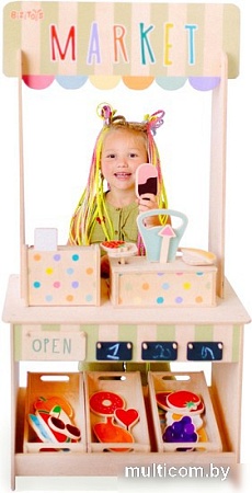 Магазин игрушечный Bizitoys Market 7550-01