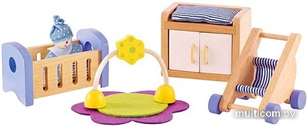 Аксессуары для кукольного домика Hape Комната для малыша E3459-HP