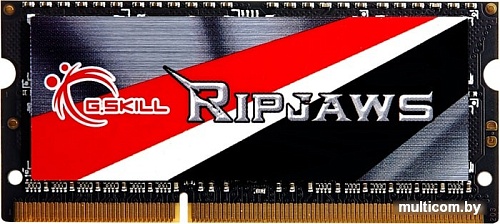 Оперативная память G.Skill Ripjaws 8GB DDR3 SODIMM PC3-12800 F3-1600C9S-8GRSL