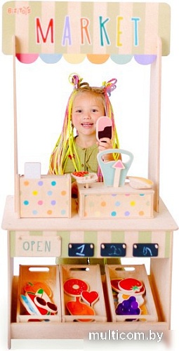 Магазин игрушечный Bizitoys Market 7550-01