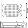 Душевой поддон RGW LUX/TN 120х90