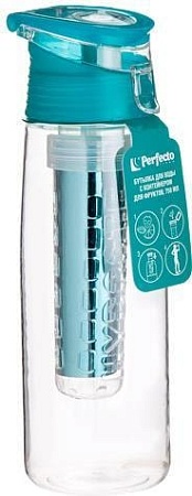 Бутылка Perfecto Linea воды с контейнером 750 мл бирюзовый