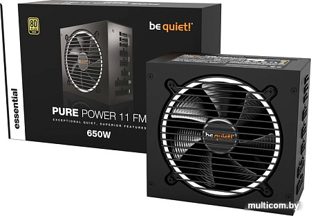 Блок питания be quiet! Pure Power 11 FM 650W BN318