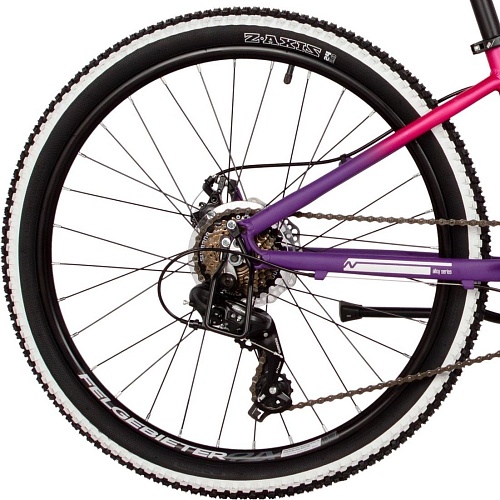 Велосипед Novatrack Katrina 7.D 24 2025 24AHD.KATRINA.12VPR5 (пурпурный/фиолетовый)