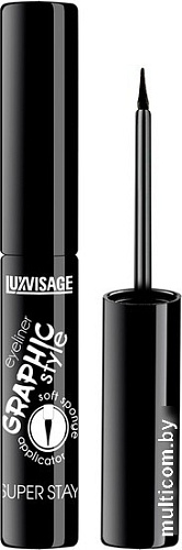 Подводка жидкая Lux Visage Graphic Style Super Stay 4 г