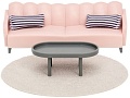 Аксессуары для кукольного домика Lundby Гостиная LB-60306500