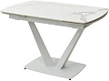 Кухонный стол M-City Alatri 120 Gloss 614M04391 (Staturio White Solid Ceramic/White)
