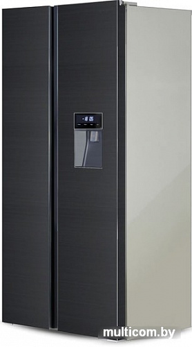 Холодильник side by side Ginzzu NFK-467 Dark gray