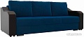 Диван Лига диванов Монако 102030 (синий/черный)
