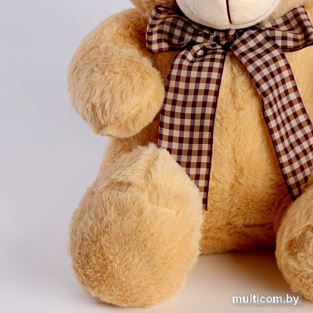Классическая игрушка Sima-Land Медведь с бантом 10063553