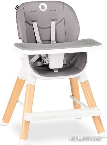 Стульчик для кормления Lionelo Mona 4 в 1 (серый)