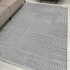 Ковер для жилой комнаты Radjab Carpet Моника Прямоугольник MC 402A 12574RK (0.8x1.5, L.Grey)