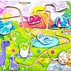 Лабиринт WoodLand Toys Динозавры 114111