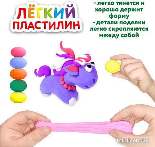 Пластилин легкий Юнландия 105908 (36 цв)