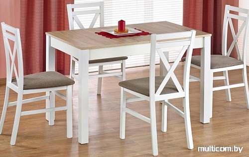 Обеденный стол Halmar Maurycy (дуб сонома/белый)