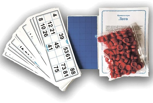Настольная игра Topgame лото красное 00569