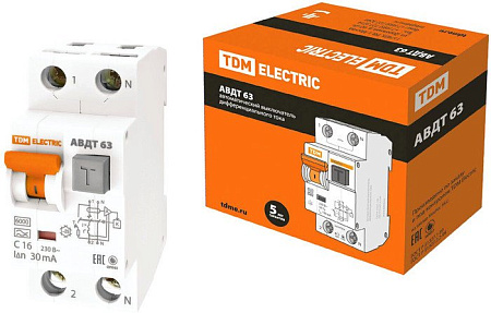 Дифференциальный автомат TDM Electric SQ0202-0006