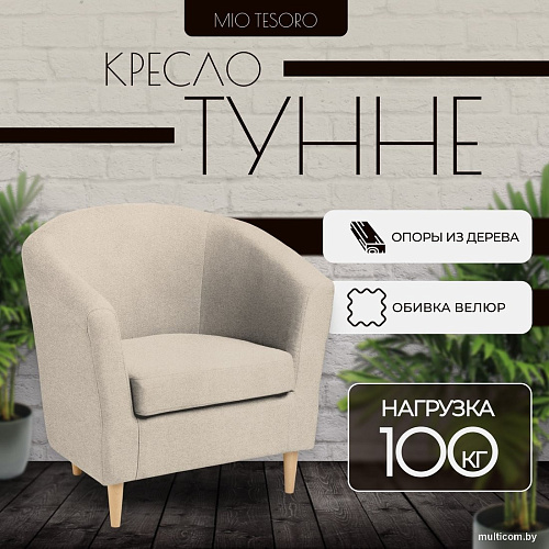 Интерьерное кресло Mio Tesoro Тунне (Queen Sand)