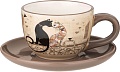 Чашка с блюдцем Agness 358-1747