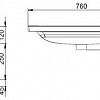 Умывальник AM.PM Gem M90WCC0752WG 76x41.5