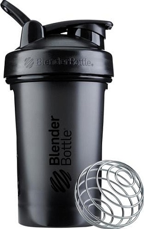 Шейкер спортивный Blender Bottle Classic V2 Full Color черный BB-CLV220-FCBLK