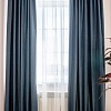 Комплект штор Decoretto Нубук Джинсовый НДС-К25 3x2.5 м (синий, 2 шт)