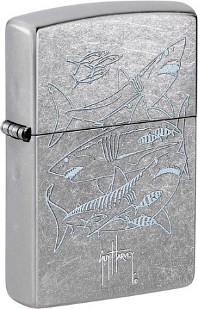 Зажигалка Zippo Street Chrome Guy Harvey 48595