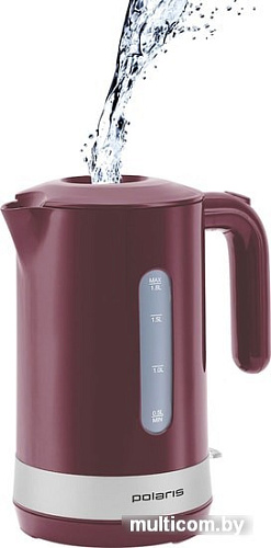 Электрочайник Polaris PWK 1803C Water Way Pro (бордовый)