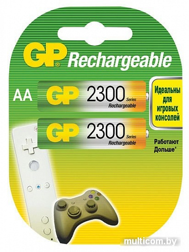 Аккумуляторы GP AA 2300mAh 2 шт. [2300AAHC]